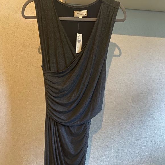 Anthropologie grey side twist dress - Picture 2 of 3